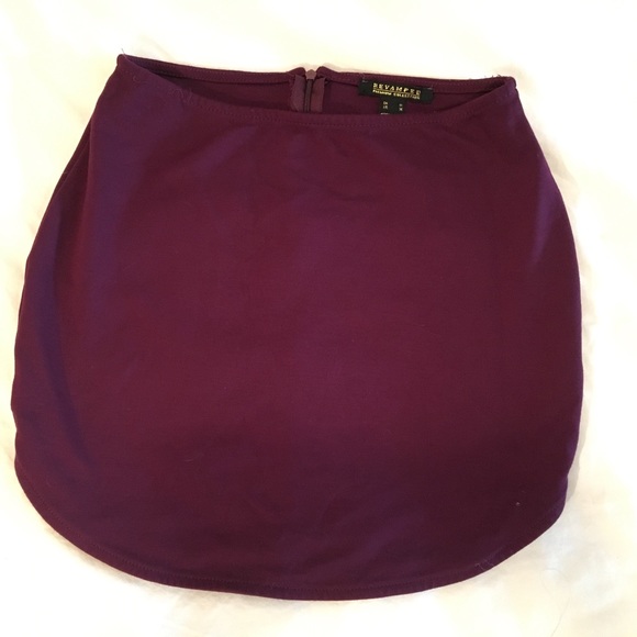 Purple Short Skirt - Picture 1 of 4